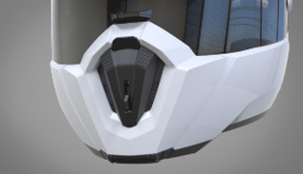 Rendement 3D de la muselière du Atlas