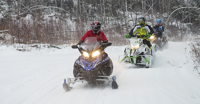snowmobile riding style