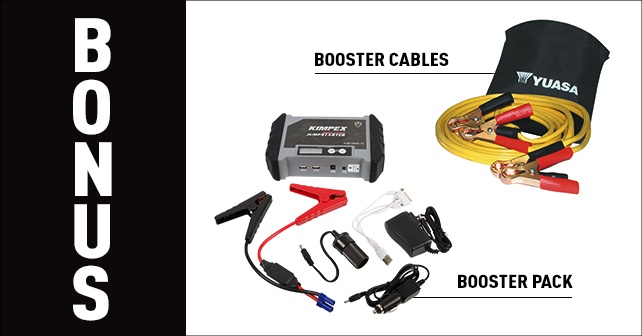 booster cables et booster pack