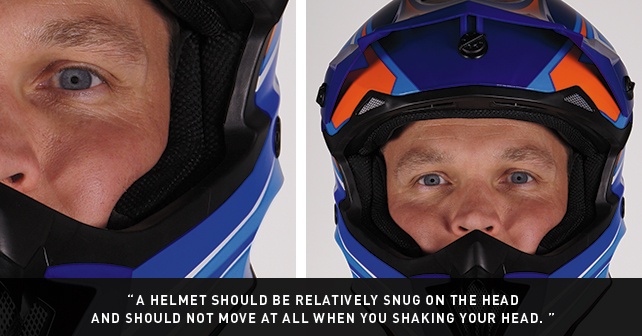adjustment of a motocross helmet, image 3