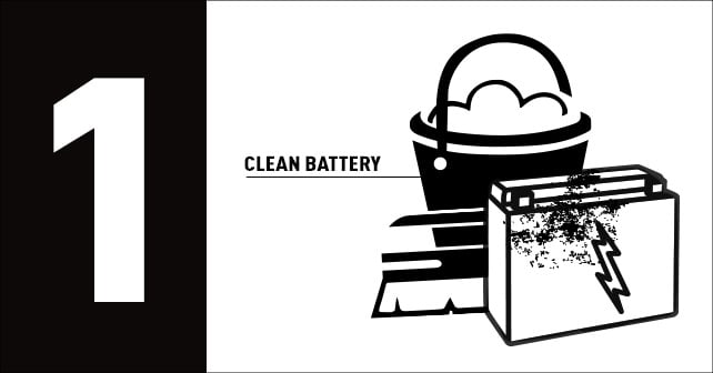 clean battery