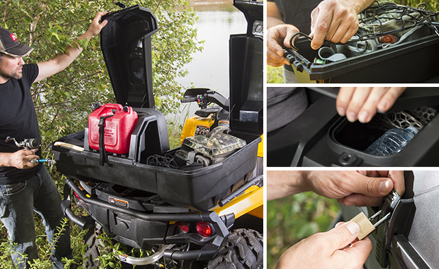 thumbnail image 2 of Kimpex Nomad 115 Liter Black Rear Trunk For Touring 2 of 5